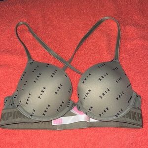 Victorias Secret PINK Bra - Army Green  - Size 32B